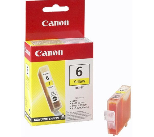 Canon BCI-6Y cartouche d'encre jaune (d'origine) 900683 - 1