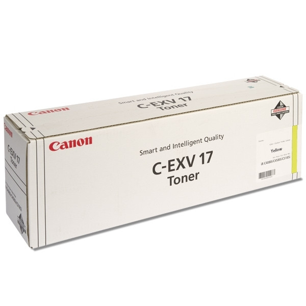 Canon C-EXV 17 Y toner (d'origine) - jaune 070978 - 1