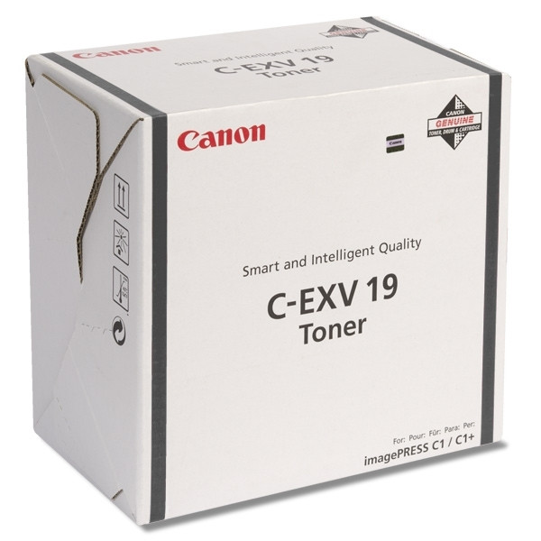 Canon C-EXV 19 BK toner (d'origine) - noir 070888 - 1