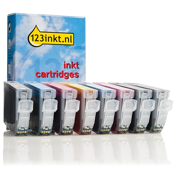 Canon CLI-42 multipack BK/C/M/Y/PC/PM/GY/LGY (marque 123encre) 018843 - 1
