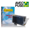Canon CLI-521BK cartouche d&#039;encre avec puce (marque 123encre) - noir 018452