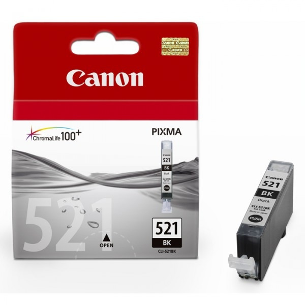 Canon CLI-521BK cartouche d'encre noire (d'origine) 900688 - 1