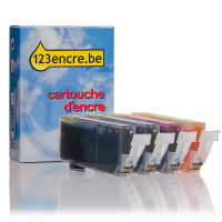 Canon CLI-521 multipack 4 couleurs (marque 123encre) 132080