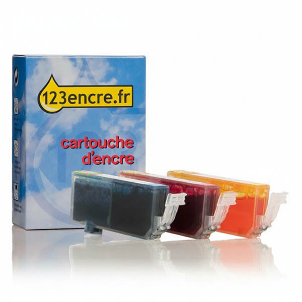 Canon CLI-521 multipack C/M/Y (marque 123encre) 018363 - 1