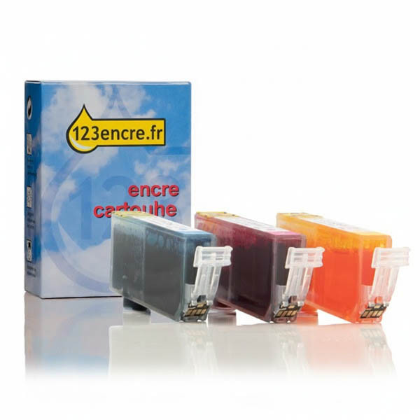 Canon CLI-526CMY multipack couleur (marque 123encre) 132095 - 1