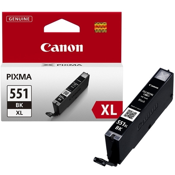 Canon CLI-551BK XL cartouche d'encre haute capacité (d'origine) - noir 018790 - 1