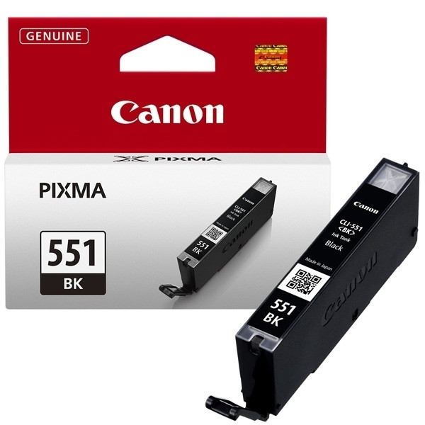Canon CLI-551BK cartouche d'encre (d'origine) - noir 018782 - 1