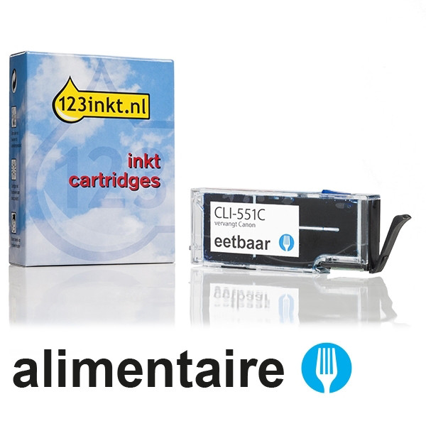 Canon CLI-551C cartouche d'encre (alimentaire) - cyan 199002 - 1