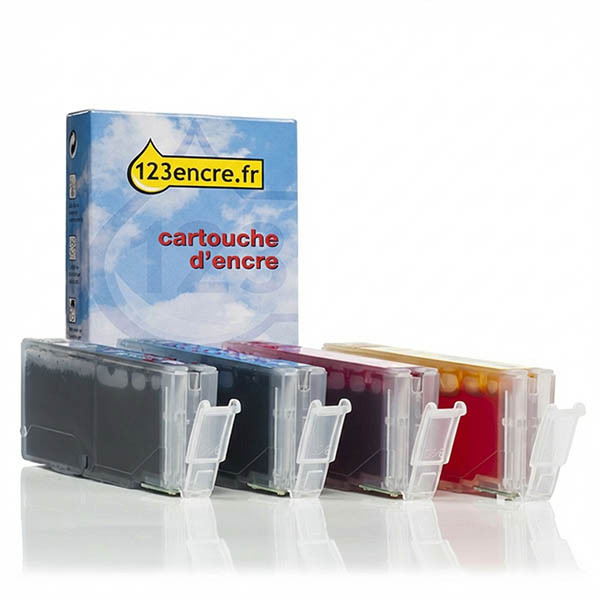 Canon CLI-551 multipack BK/C/M/Y (marque 123encre) 018845 - 1