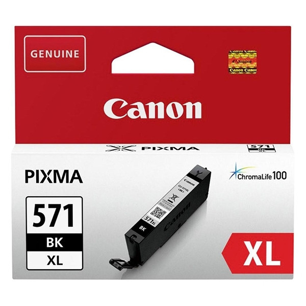 Canon CLI-571BK XL cartouche d'encre haute capacité (d'origine) - noir 017244 - 1