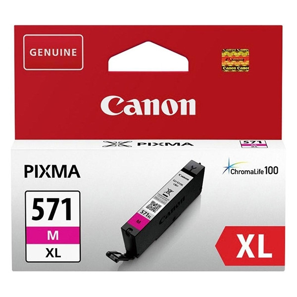Canon CLI-571M XL cartouche d'encre haute capacité (d'origine) - magenta 017252 - 1