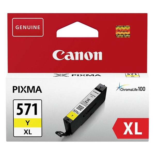 Canon CLI-571Y XL cartouche d'encre haute capacité (d'origine) - jaune 017256 - 1
