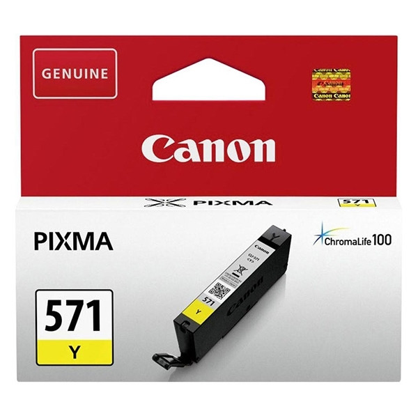 Canon CLI-571Y cartouche d'encre (d'origine) - jaune 017254 - 1