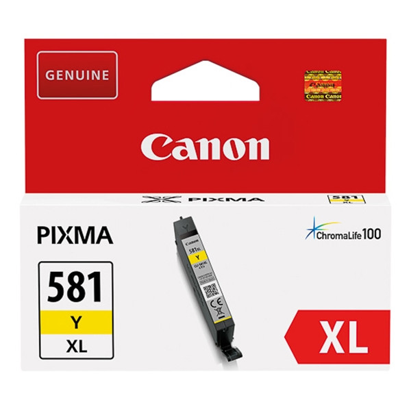 Canon CLI-581Y XL cartouche d'encre jaune haute capacité (d'origine) 017456 - 1