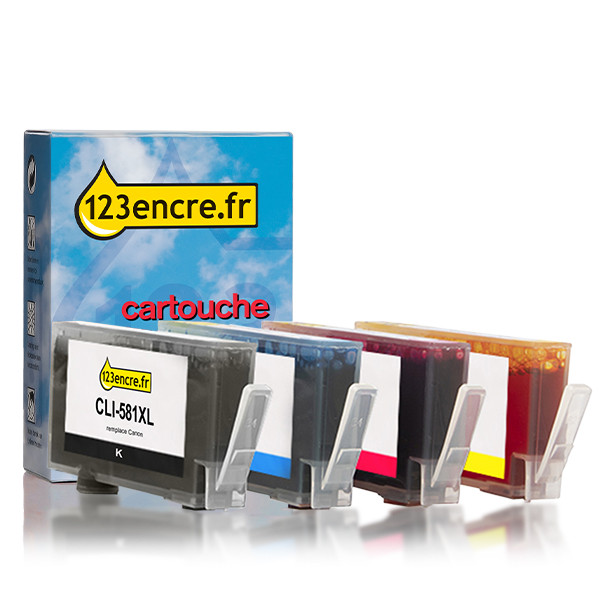Canon CLI-581 XL multipack (marque 123encre) 651028 - 1