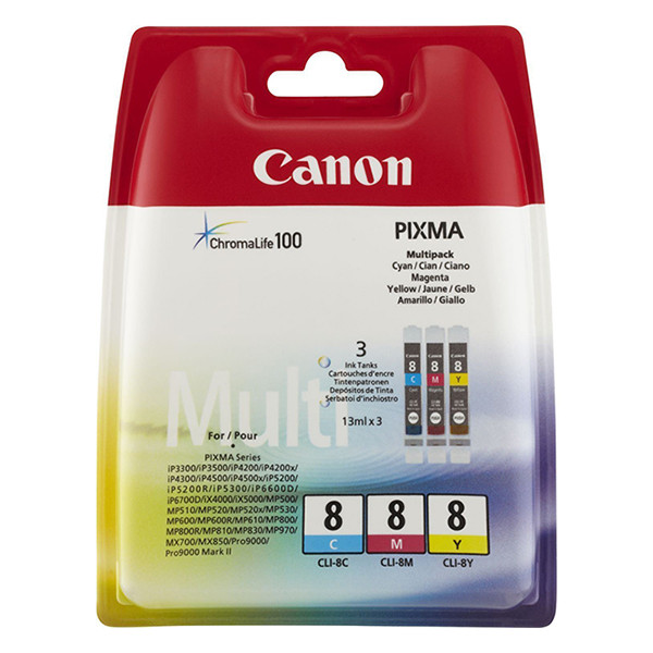 Canon CLI-8 multipack C/M/Y (d'origine) 018079 - 1