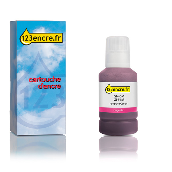 Canon GI-46M réservoir d'encre (marque 123encre) - magenta 016043 - 1