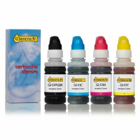 Canon GI-51 multipack (marque 123encre) - noir + 3 couleurs 127164