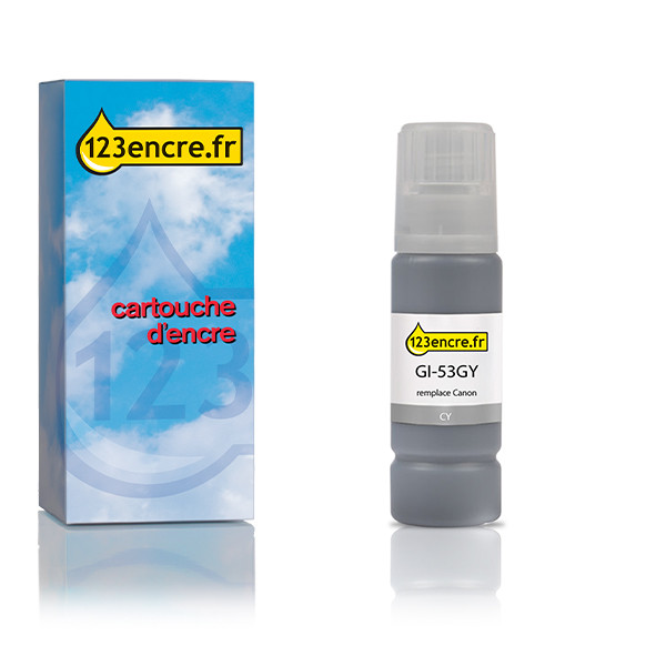 Canon GI-53GY réservoir d'encre (marque 123encre) - gris 016063 - 1