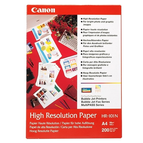 Canon HR-101N papier haute résolution 106 g/m² A4 (50 feuilles) 064500 - 1