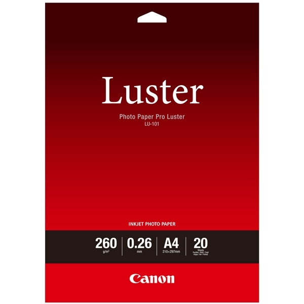 Canon LU-101 Pro Luster papier photo 260 g/m² A4 (20 feuilles) 154000 - 1
