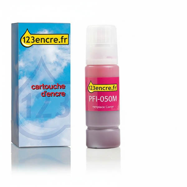 Canon PFI-050M cartouche d'encre (marque 123encre) - magenta 132207 - 1
