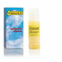 Canon PFI-050Y cartouche d'encre (marque 123encre) - jaune