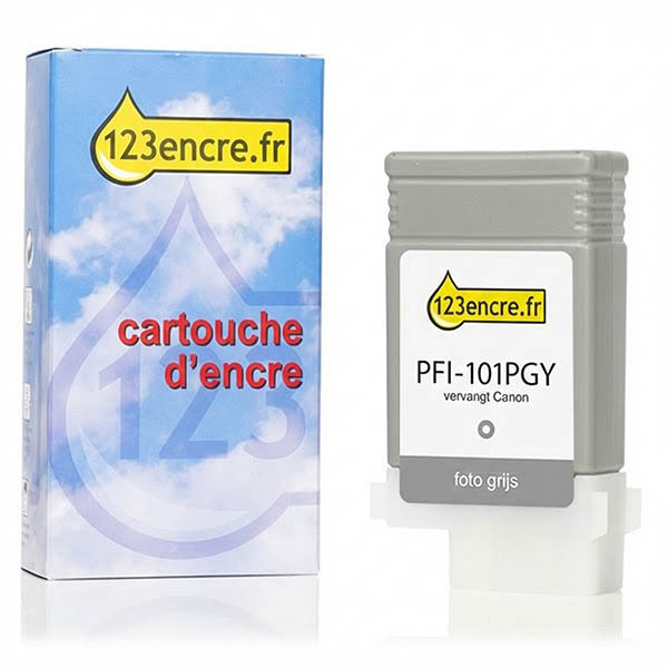 Canon PFI-101PGY cartouche d'encre (marque 123encre) - gris photo 018273 - 1