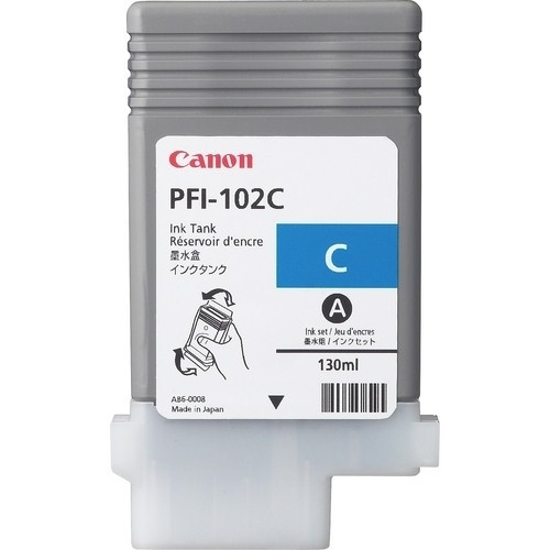 Canon PFI-102C cartouche d'encre cyan (d'origine) 902051 - 1