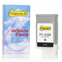 Canon PFI-103BK cartouche d'encre (marque 123encre) - noir