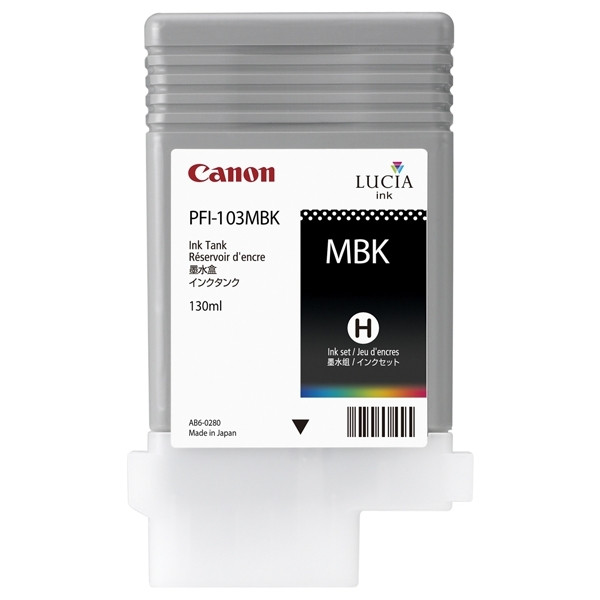 Canon PFI-103MBK cartouche d'encre noire mate (d'origine) 018274 - 1