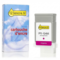 Canon PFI-104M cartouche d'encre (marque 123encre) - magenta