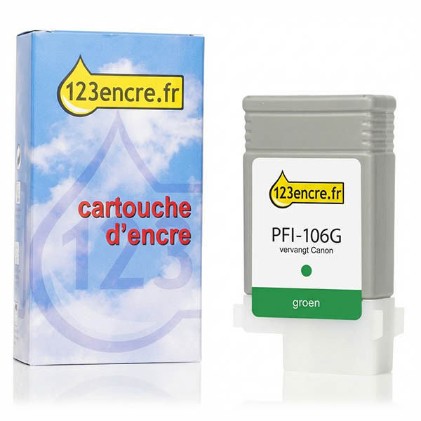 Canon PFI-106G cartouche d'encre (marque 123encre) - vert 018919 - 1