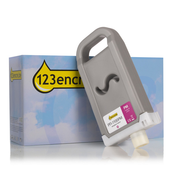 Canon PFI-1100PM cartouche d'encre photo (marque distributeur 123 encre) - magenta 017307 - 1