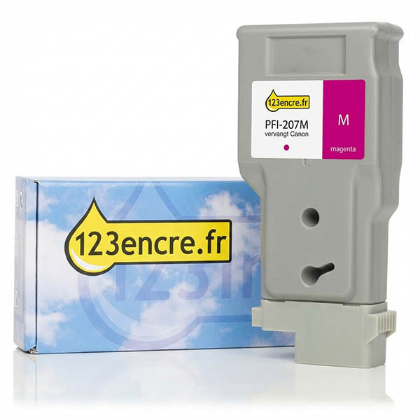 Canon PFI-207M cartouche d'encre (marque 123encre) - magenta 018995 - 1