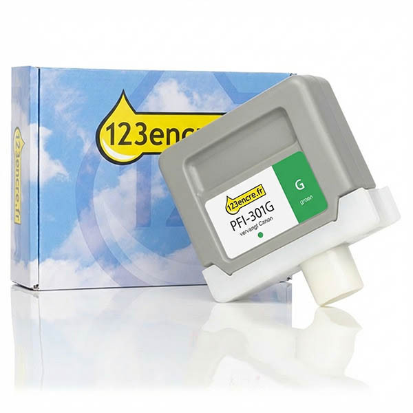 Canon PFI-301G cartouche d'encre (marque 123encre) - vert 018297 - 1