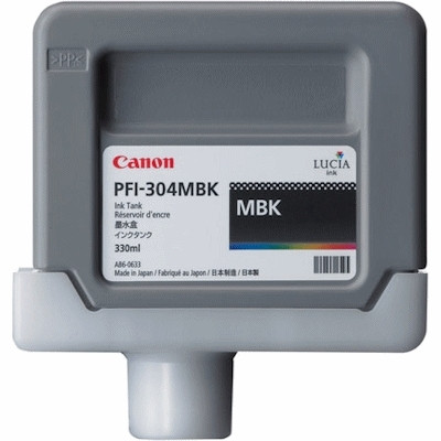 Canon PFI-304MBK cartouche d'encre noire mate (d'origine) 018624 - 1