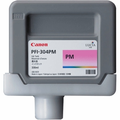 Canon PFI-304PM cartouche d'encre magenta photo (d'origine) 018636 - 1