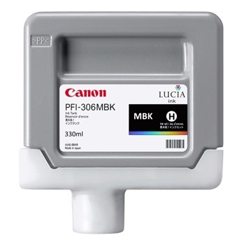 Canon PFI-306MBK cartouche d'encre noire mate (d'origine) 018852 - 1