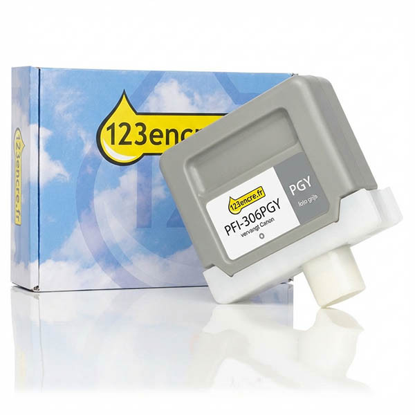 Canon PFI-306PGY cartouche d'encre (marque 123encre) - gris photo 018867 - 1