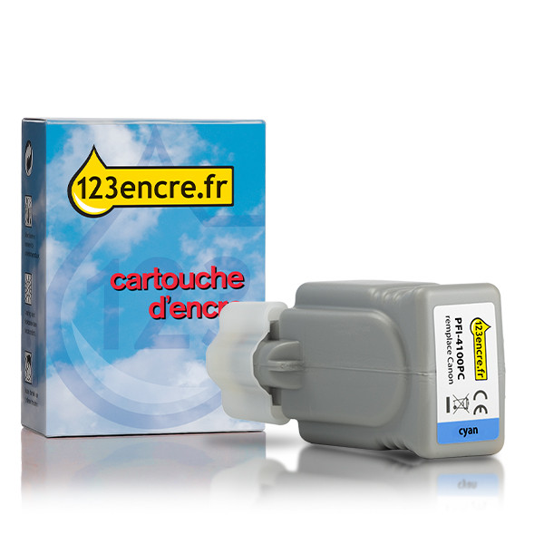 Canon PFI-4100PC cartouche d'encre photo (marque 123encre) - cyan 083739 - 1