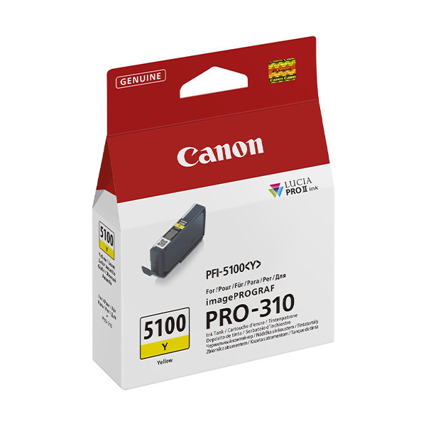 Canon PFI-5100Y cartouche d'encre (d'origine) - jaune 083786 - 1