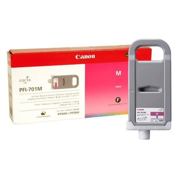 Canon PFI-701M cartouche d'encre magenta (d'origine) 018310 - 1