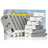 Canon PFI-701 / PFI-702 multipack MBK/BK/C/M/Y/PC/PM/R/G/B/GY/PGY (marque 123encre) 132069