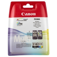 Canon PG-510 / CL-511 multipack noir et couleur (d'origine) 018518