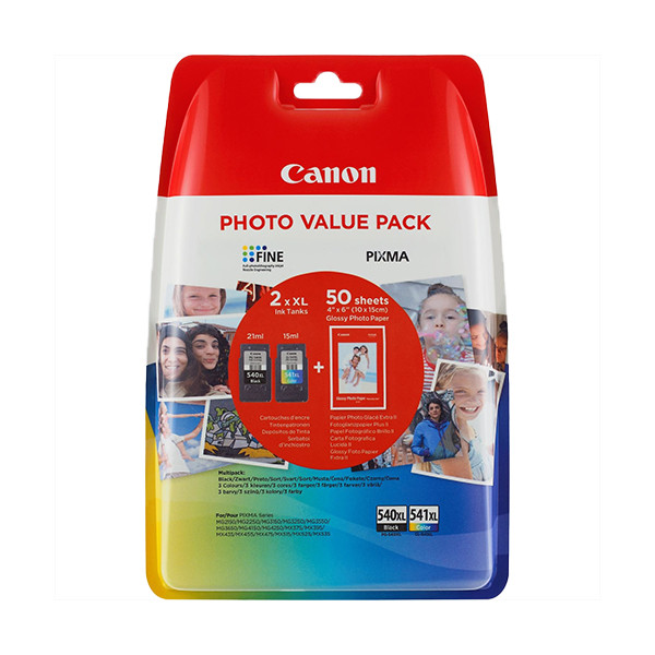 Canon PG-540L/CL-541XL pack avantageux photo (d'origine) 018574 - 1