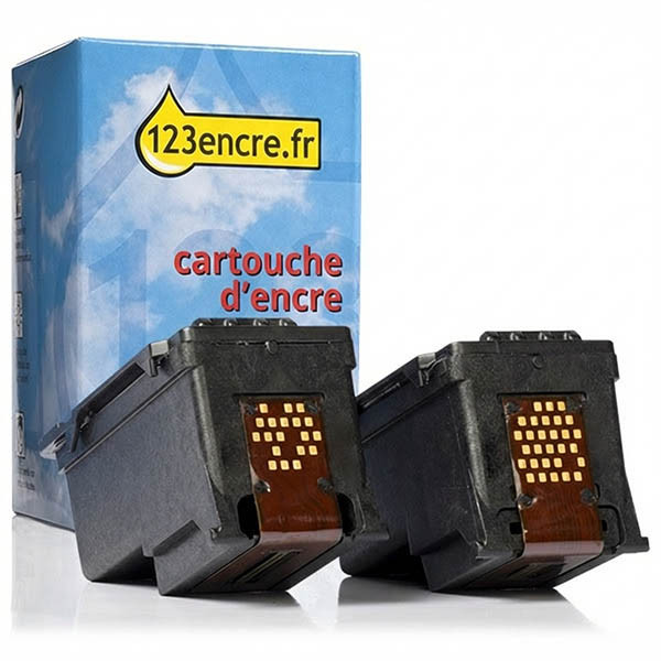 Canon PG-545XL/CL-546XL multipack haute capacité (marque 123encre) - noir + couleur 018977 - 1