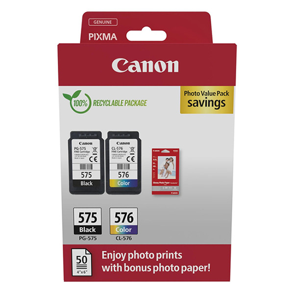 Canon PG-575/CL-576 pack avantageux photo (d'origine) 132274 - 1