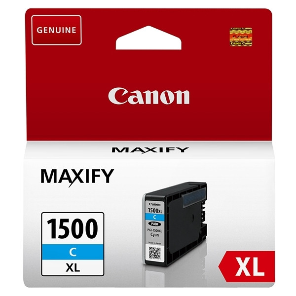 Canon PGI-1500XL C cartouche d'encre cyan haute capacité (d'origine) 018524 - 1
