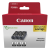 Canon PGI-35 pack triple de cartouches (d&#039;origine) - noir 132282